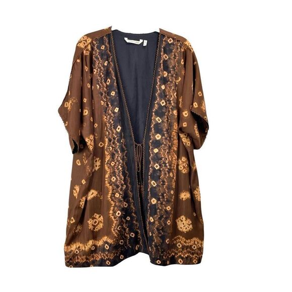 Soft Surroundings Radiant Splendor Topper Kimono duster Size‎ LP Petite boho - Picture 2 of 7